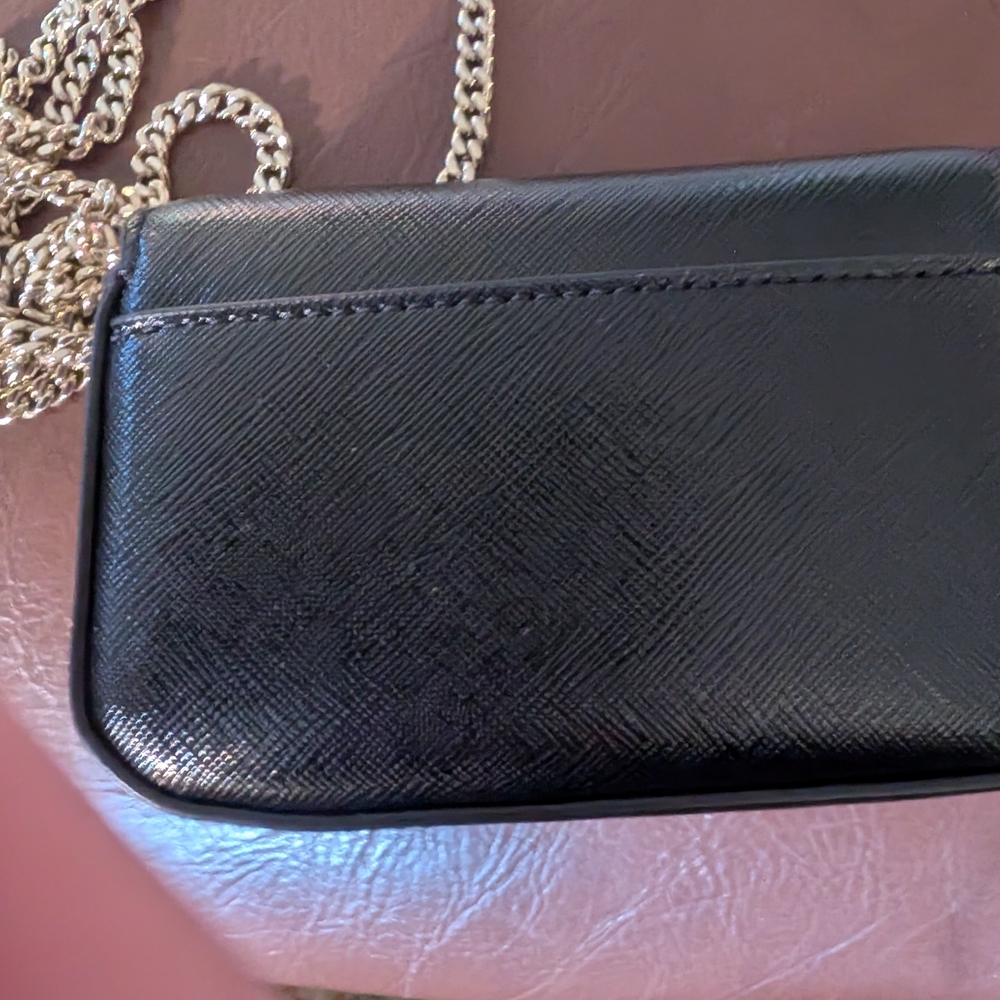 Kate Spade Black Crossbody with Gold Chain - Picture 4 of 7